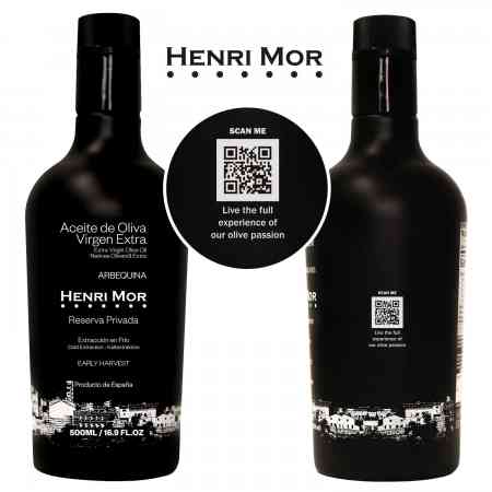 Nueva línea de envases para Aceite de Oliva Virgen Extra - HENRI MOR-4 Nueva línea de envases para Aceite de Oliva Virgen Extra - HENRI MOR-4