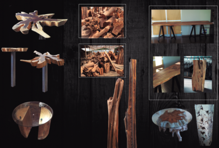Nueva línea de muebles de madera noble y cristal - DERI 12 Nueva línea de muebles de madera noble y cristal - DERI 12